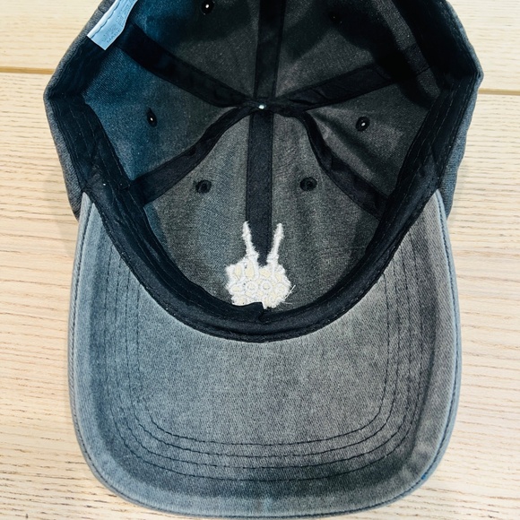 Good vibes Skeleton Hand trucker Hat Men Women Funny Adjustable Baseball Cap - Picture 7 of 8